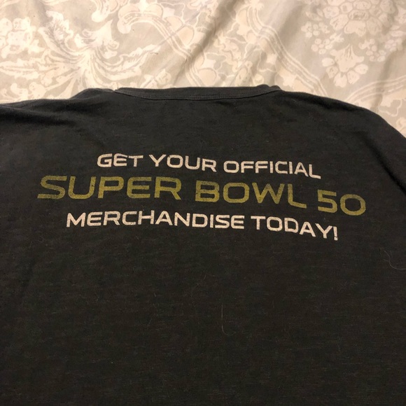 Black NFL Shops Super Bowl 50 Long Sleeve, Size XL - Picture 6 of 6